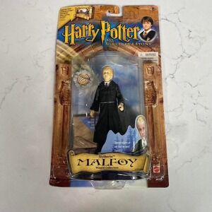 Vintage Harry Potter Slytherin Malfoy Action‎ Figure 2001 Mattel Wizard
